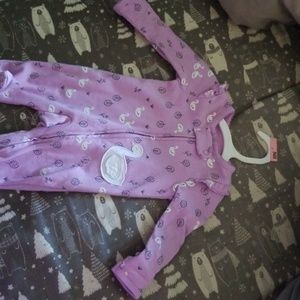 Carter's Swan Pajamas NB Girls